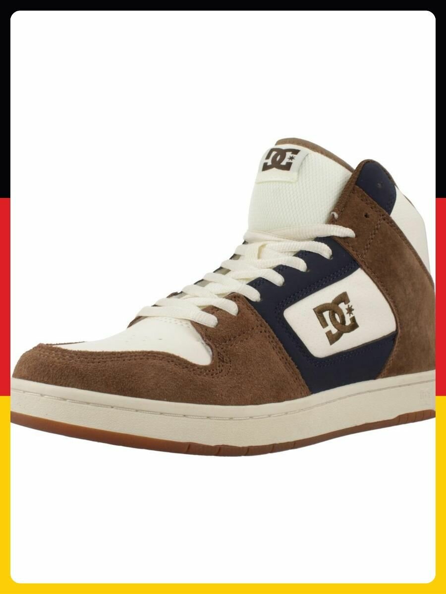 Кеды DC Shoes, размер EU44, коричневый