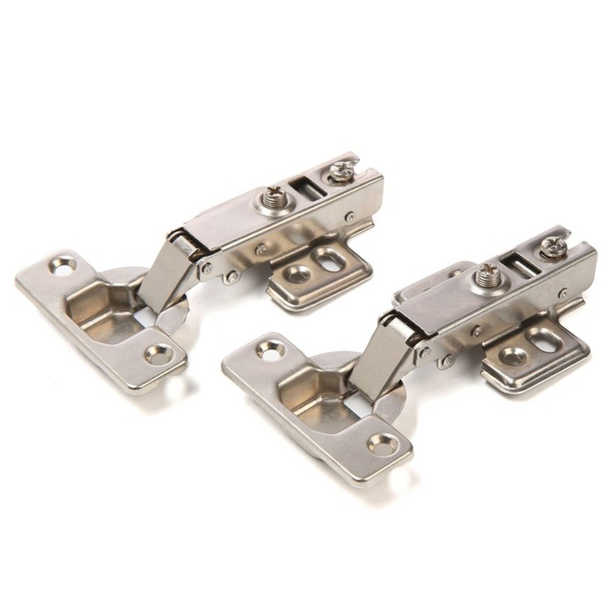 Петля мебельная накладная 90 градусов тундра, с доводчиком, 4 шт