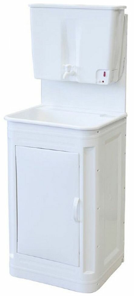 Умывальник Мойдодыр-Чистюля пластиковый бак 10л без ЭВН разборная тумба