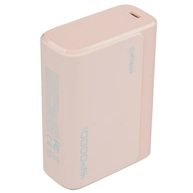 Внешний аккумулятор CUKTECH <190797> PB100 Pink (USB, USB-C, 10000mAh, 30W, Li-Ion)
