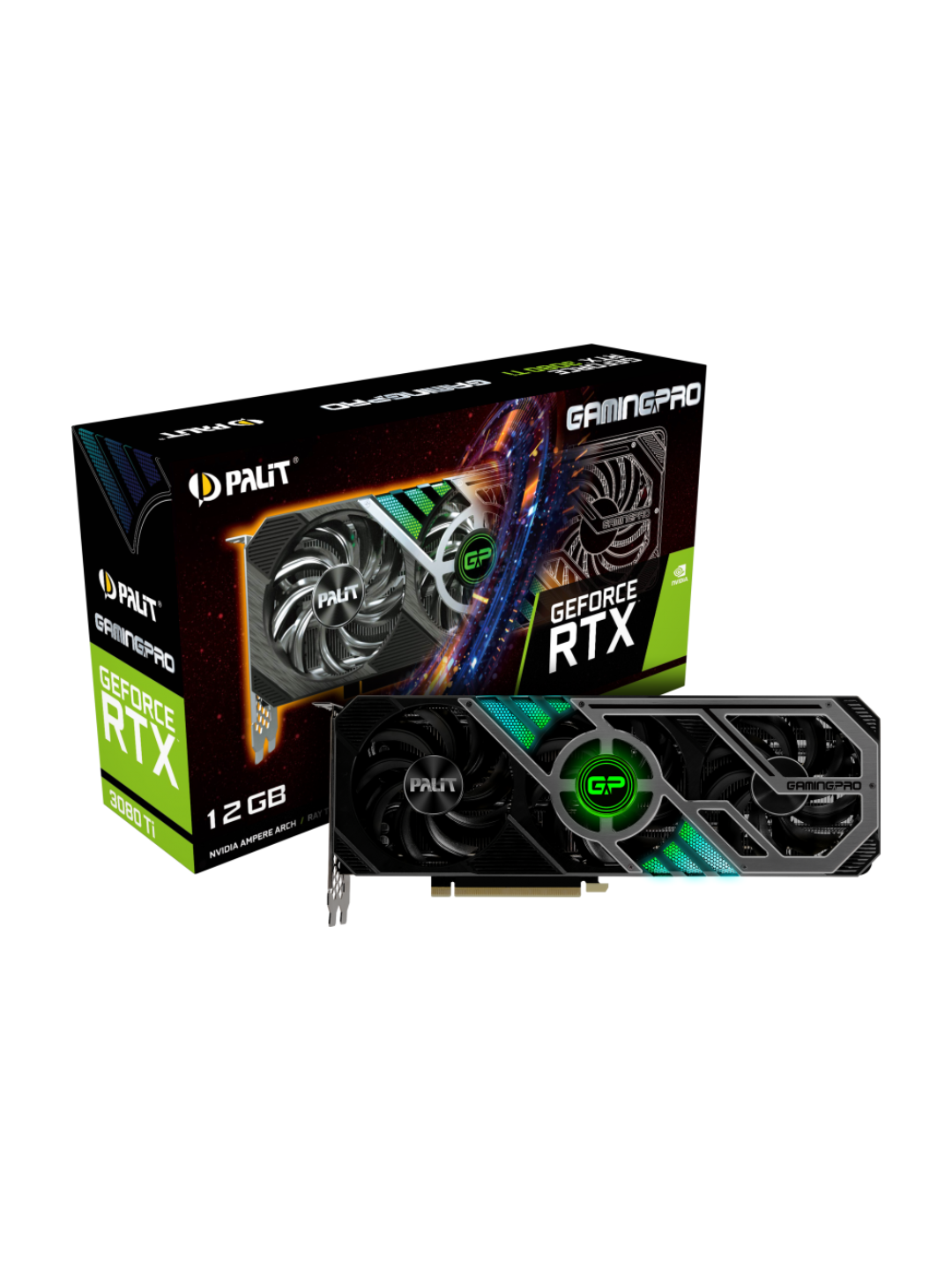 Видеокарта Palit GeForce RTX 3080 Ti GAMINGPRO 12GB GDDR6X 384bit 3×DP HDMI