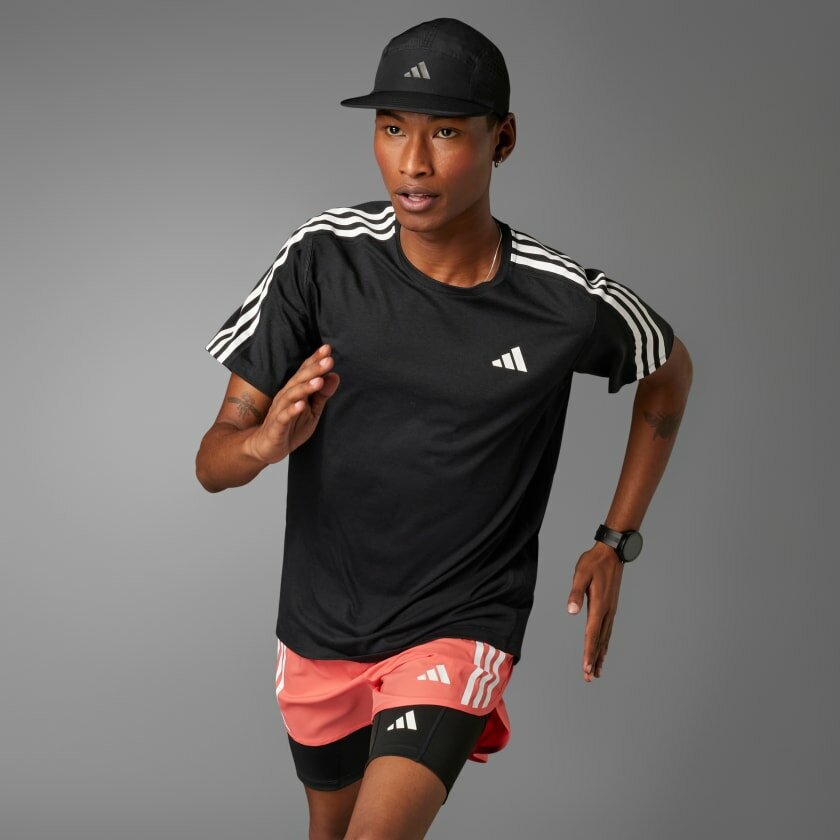Футболка adidas OWN THE RUN 3-STRIPES