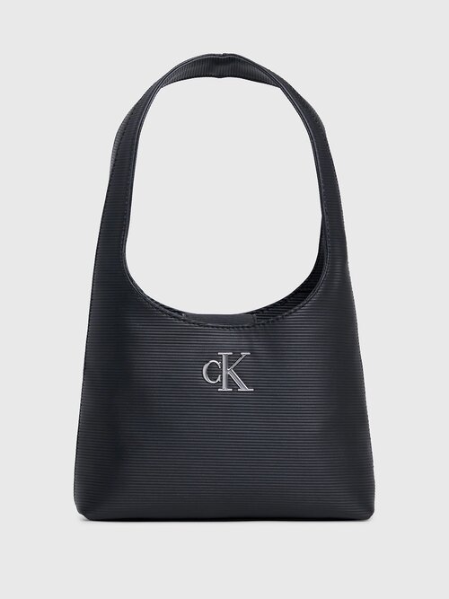 Сумка CALVIN KLEIN Shoulder Bag, фактура рельефная, черный