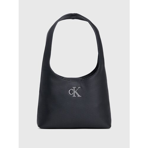 Сумка CALVIN KLEIN Shoulder Bag, фактура рельефная, черный