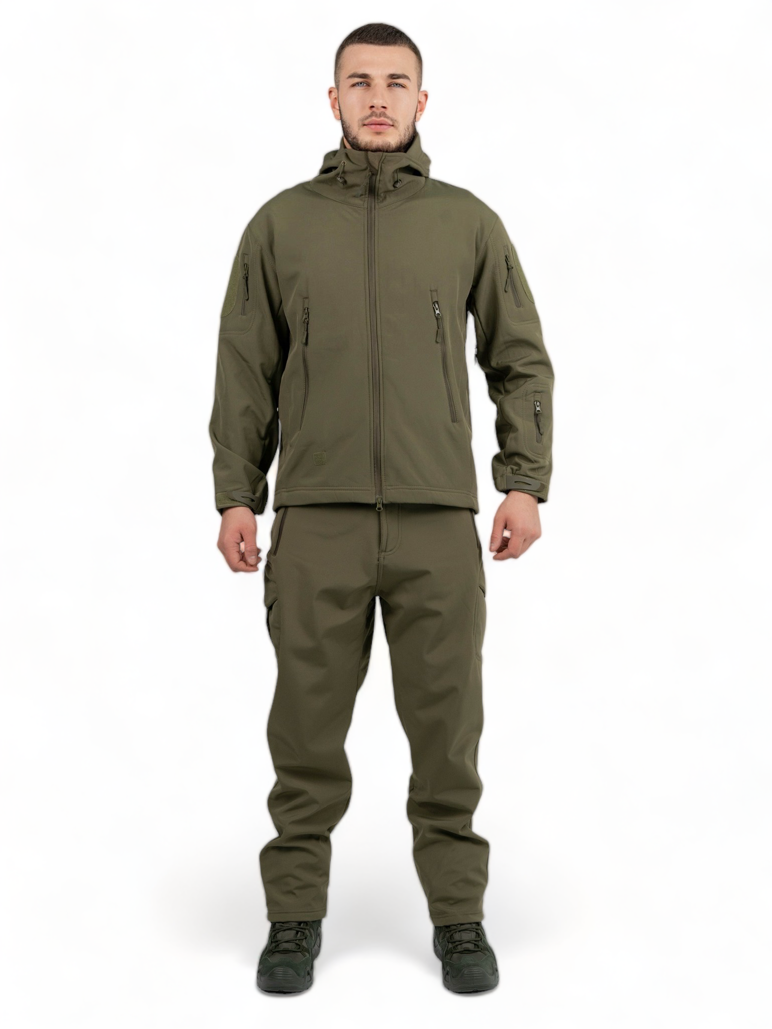 Костюм тактический Softshell оливковый XL