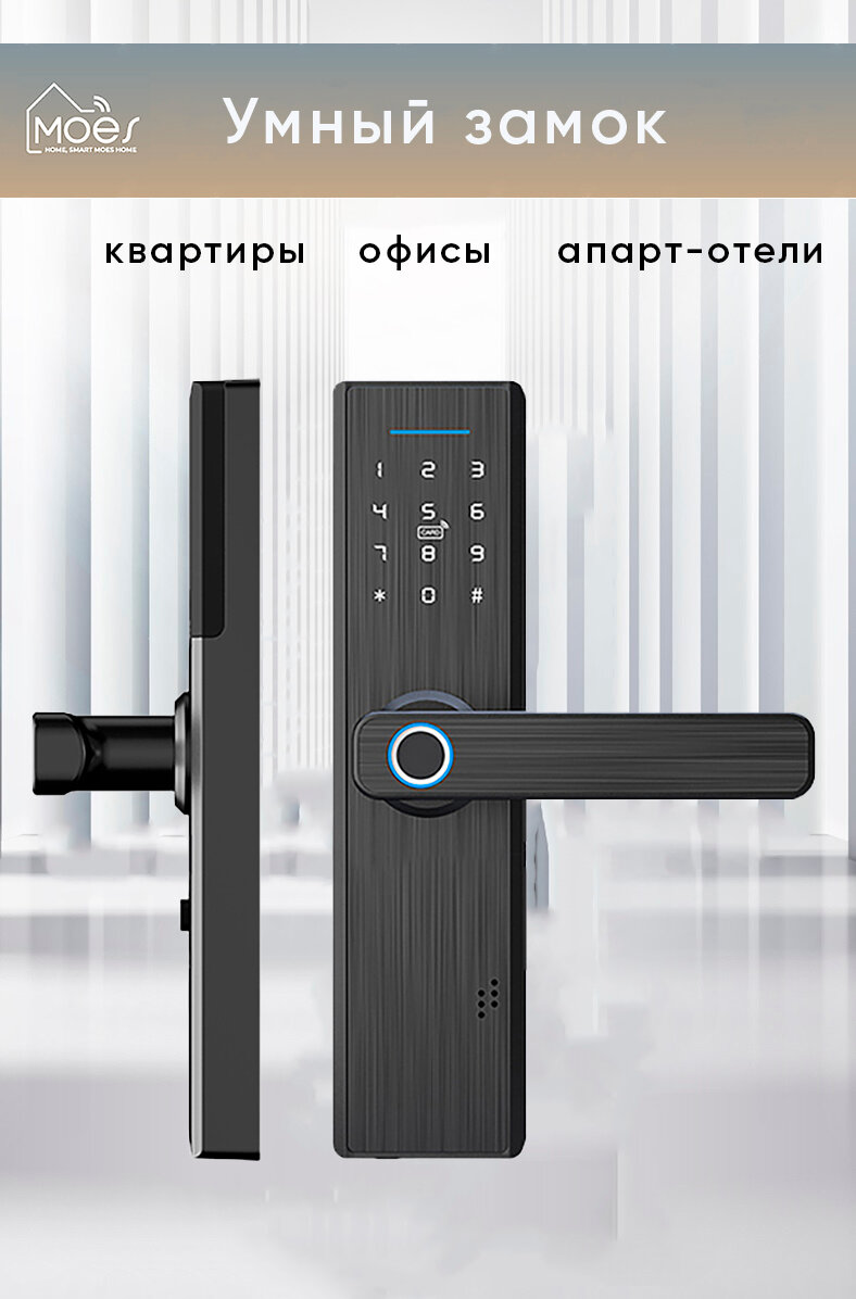 фото Умный дверной замок Moes WDL-X1 Wi-Fi