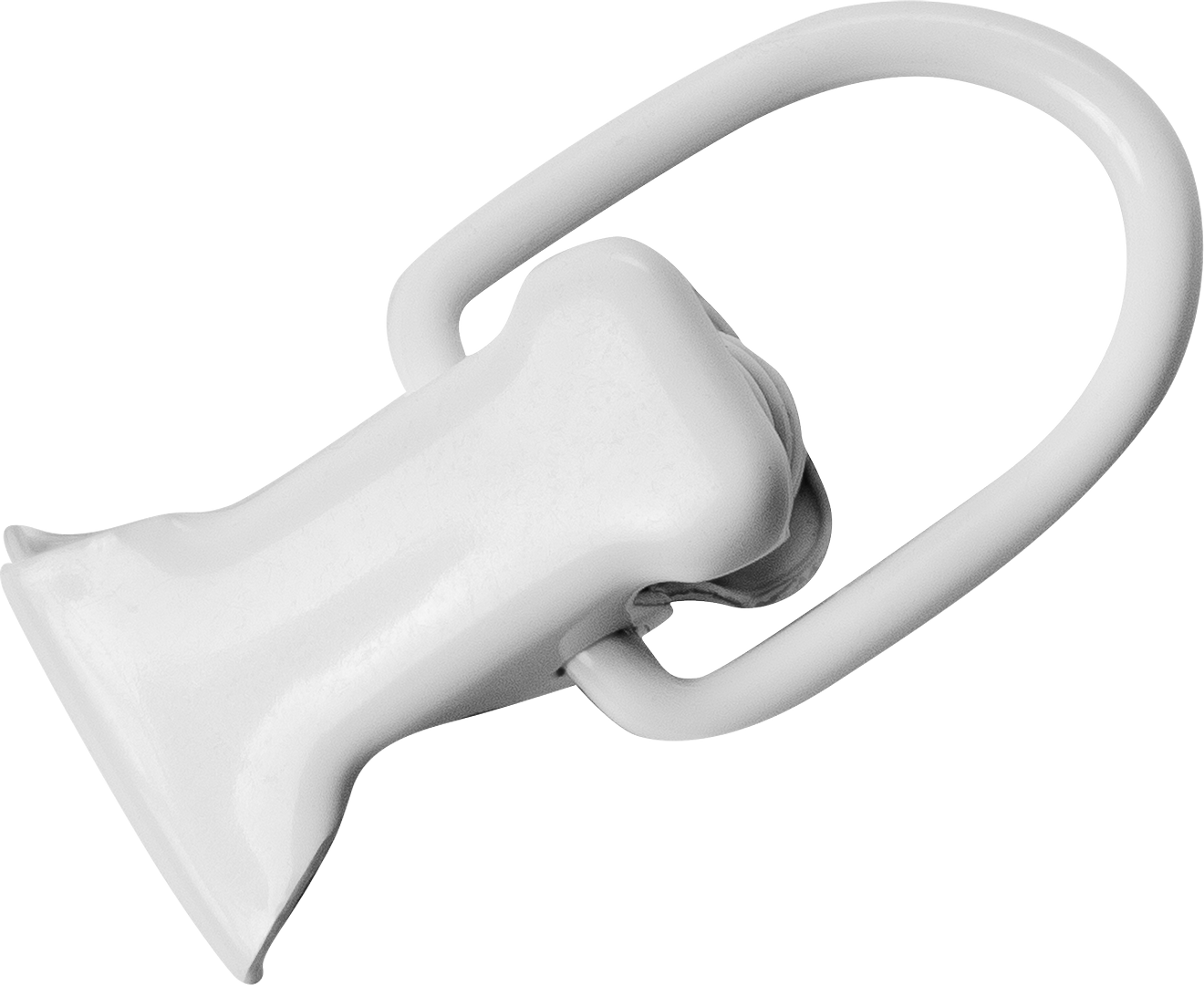 фото Зажим для штор на металлический потолочный карниз Atlant металл цвет белый 10 шт.