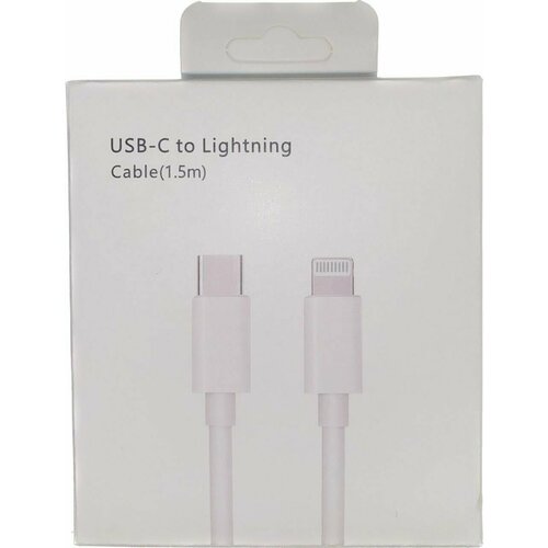 Кабель для iPod, iPhone, iPad Apple USB-C to Lightning Cable 1.5 m кабель choetech с usb c thunderbolt 3 на displayport 1 8 м xcp 1801 черный