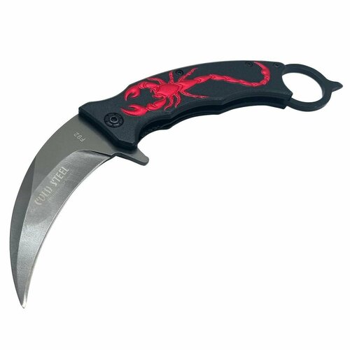 Нож Cold Steel Scorpion керамбит, черный