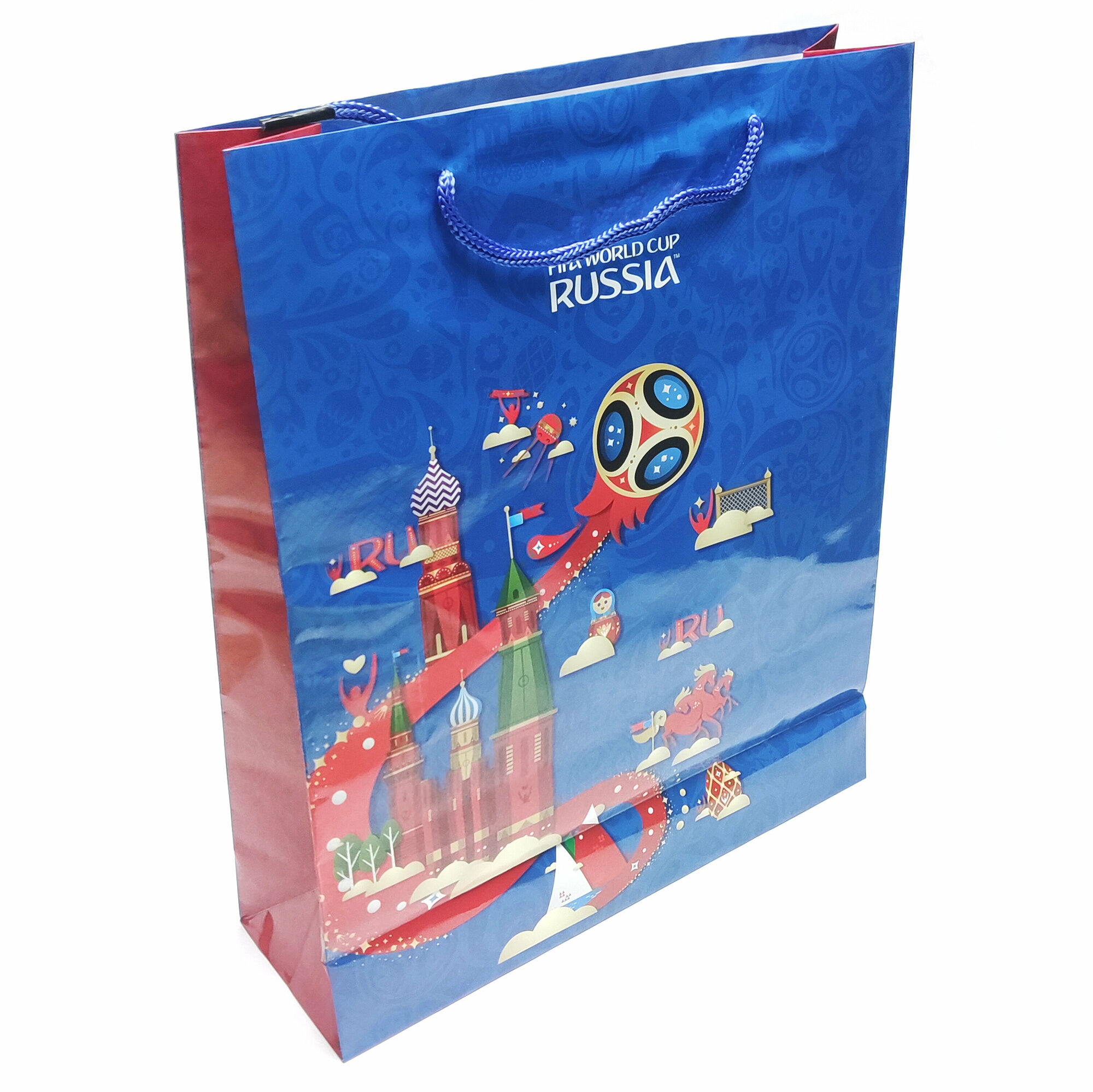 Подарочный пакет 1Toy FIFA 2018 бум.глянц. (Синий) 35 х 28 х 9 см 2018 FIFA World Cup Russia™ - фото №10