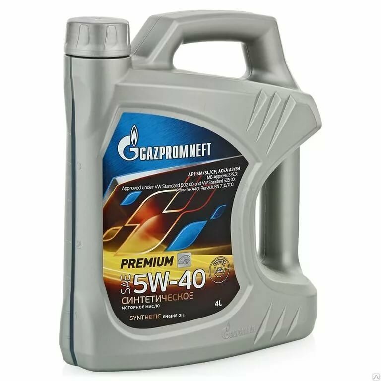 Моторное масло Полусинтетическое Газпромнефть Premium L 5W-40, 4 л