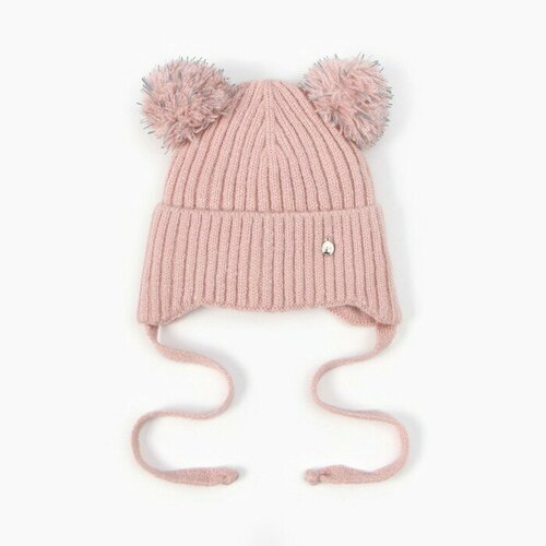 Шапка детская А53212 цвет пудровый р 50-52 1929₽