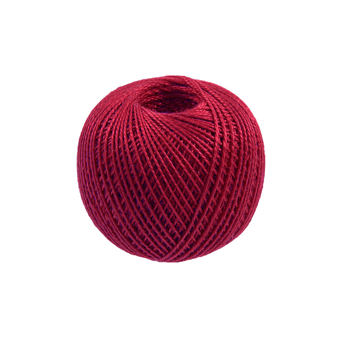 Нитки для вязания и плетения 'ирис' (100% хлопок), 25г, 150м (0810 алый), 20 мотков