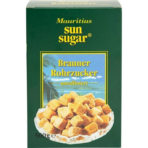 Сахар Sun Sugar Тростниковый коричневый 500г 3шт