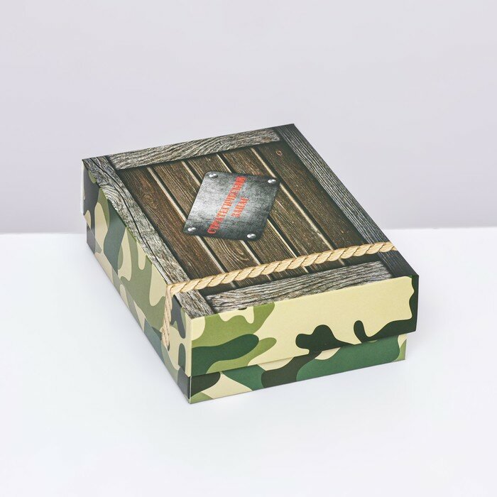 UPAK LAND Подарочная коробка сборная " Стратегический запас" 16,5 х 12,5 х 5,2 см