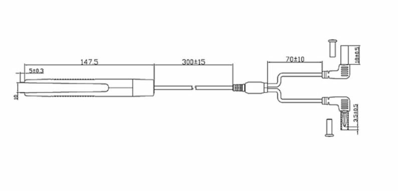 Щуп-пинцет для SMD компонентов BC55-20250 для измерения параметров чип компонентов — фото 1