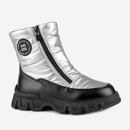 фото Полусапоги kapika, размер 37, серебряный