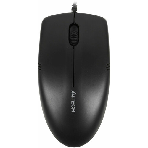 Мышь A4Tech OP-530NUS черный оптическая (1200dpi) silent USB (3but) мышь оклик 115s черный красный оптическая 1200dpi usb для ноутбука 3but