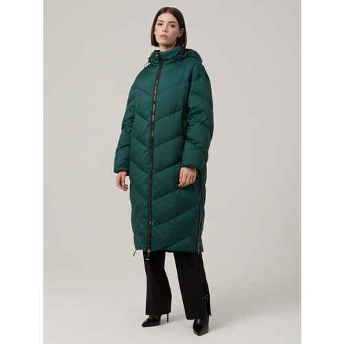 Пальто ELEGANZZA, размер 44, зеленый