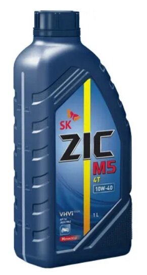 Масло моторное Moto полусинтетика Zic M5 4T 10W40 1л