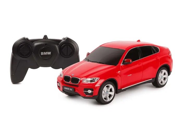 Машинка на радиоуправлении Rastar BMW X6 (арт. 31700), 1:24 (20см). Красная