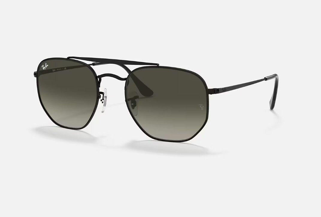 Солнцезащитные очки унисекс, нестандартные RAY-BAN с чехлом, линзы серые, RB3648-002/71/54-21