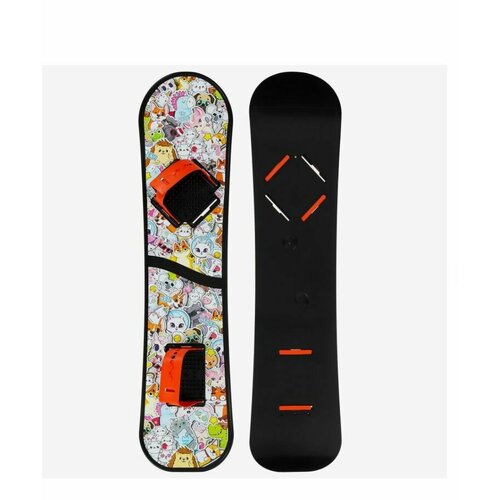 пластиковый сноуборд с облегченными креплениями cicle Сноуборд детский с облегченными креплениями (Аниме)