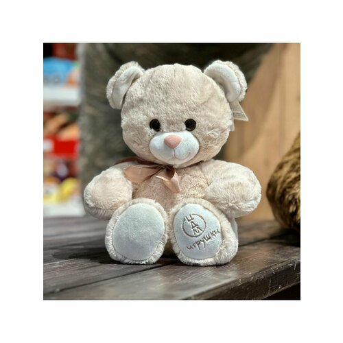 Игрушка мягкая Медведь с ленточкой ЦДМ 30см 1799₽