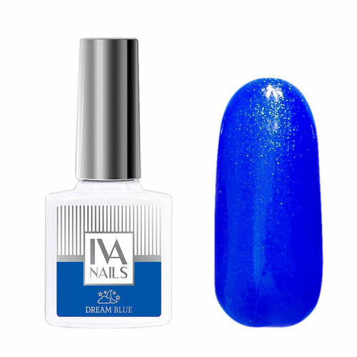 Гель-лак IVA NAILS Dream Blue №02, 8 мл гель лак iva nails red queen 02 8 мл