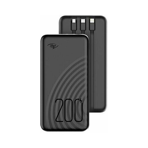 Внешний аккумулятор Itel Star 200С 20000mAh 21A черный 179000₽