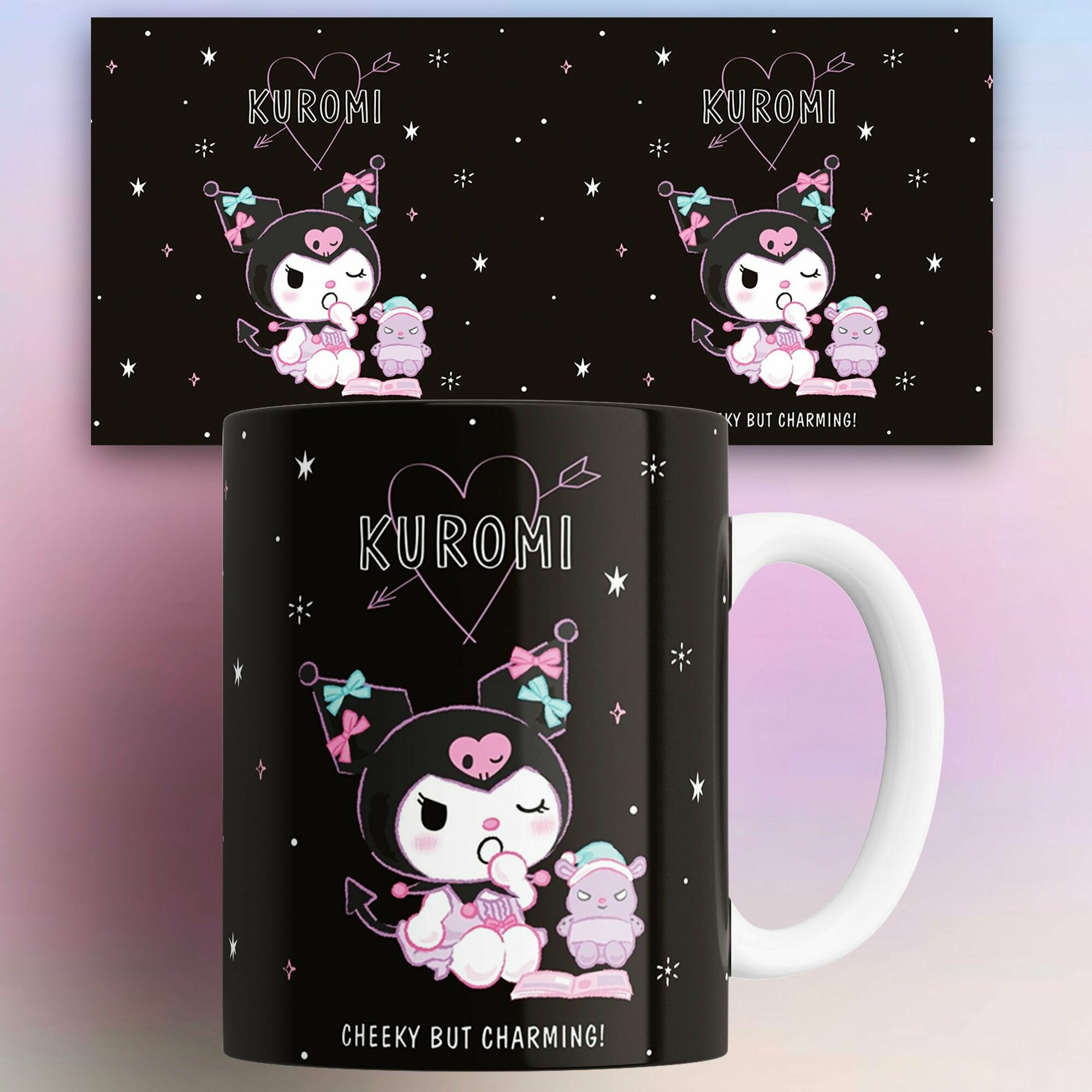 Кружка Хэллоу Китти Куроми Hello Kitty Kuromi 330 мл