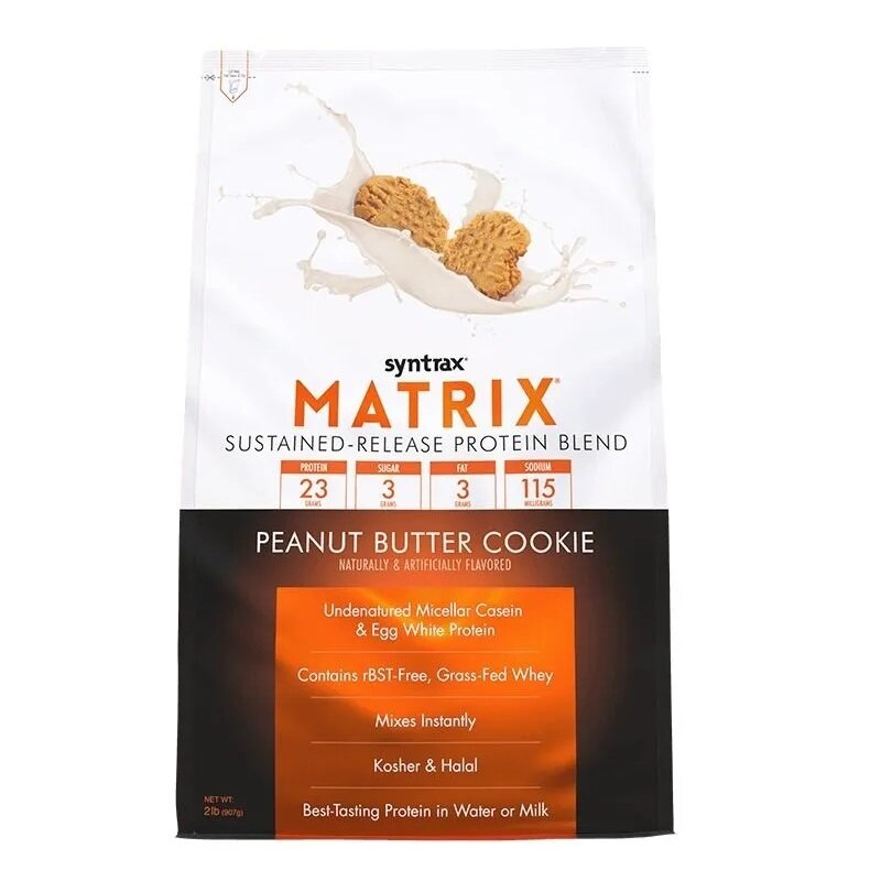 Syntrax Matrix 907 гр 2 lb пакет (Syntrax) Печенье с арахисовым маслом