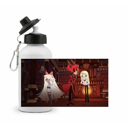 фото Спортивная бутылка отель хазбин , hazbin hotel гравити фолз № 11 bugrikshop