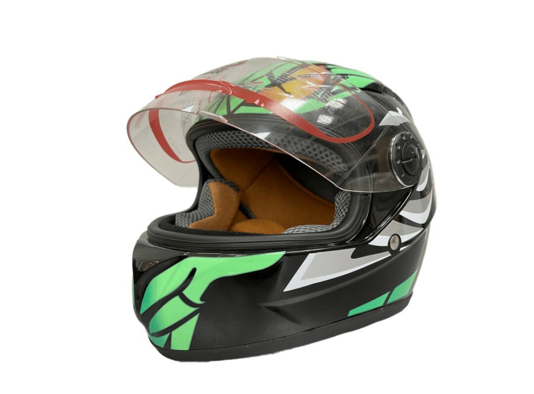 Шлем HF-909 Детский размер 59-60 L, Зеленый SAFEBET 10000016