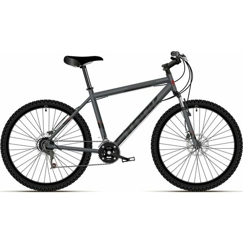 Велосипед STARK Respect 261 D Microshift 2021 горный взрослый рама 20 колеса 26 серыйчерный 159кг HQ-0005589 3230700₽