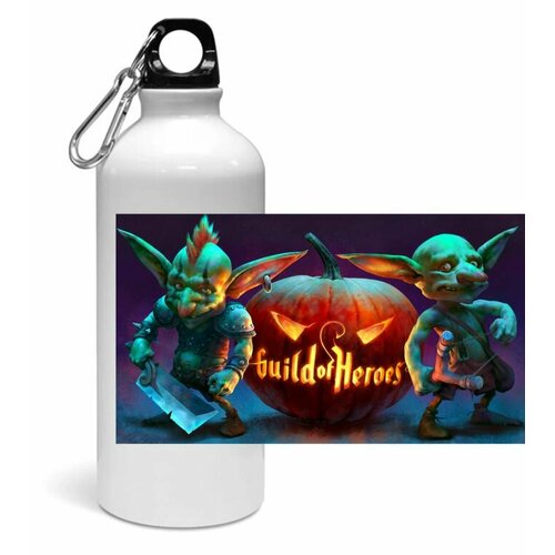 фото Спортивная бутылка guild of heroes, гильдия героев №9 migom