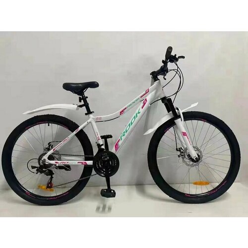 Велосипед 26 ROOK MA260DW DISK ALU рама 21-ск белый рама 15 2411000₽