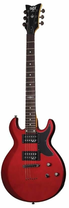 Электрогитара Schecter SGR S-1 MRED Гитара электрическая, 6 струн, чехол в комплекте