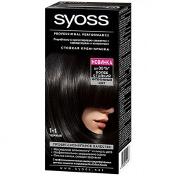 Краска для волос SYOSS Color 1-1 черный