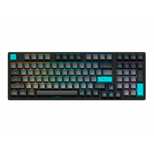 Клавиатура Akko 3098B RGB (Cream-Yellow Switch) Black-Cyan 300888