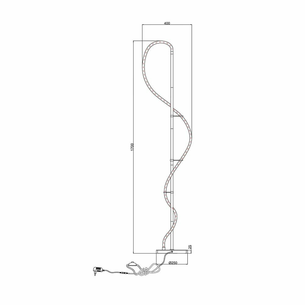 Торшер Arte Lamp KLIMT A2850PN-35PB - фото №12