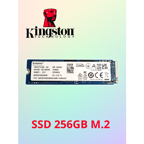 Накопитель SSD Kingston 256GB M2 OM8PDP3256B-A01 OEM 2490₽