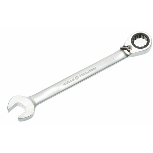 Ключ комбинированный 18мм трещоточный с переключателем (ДелоТехники) ключ накидной трещоточный удлиненный 18 х 18 дело техники 524018