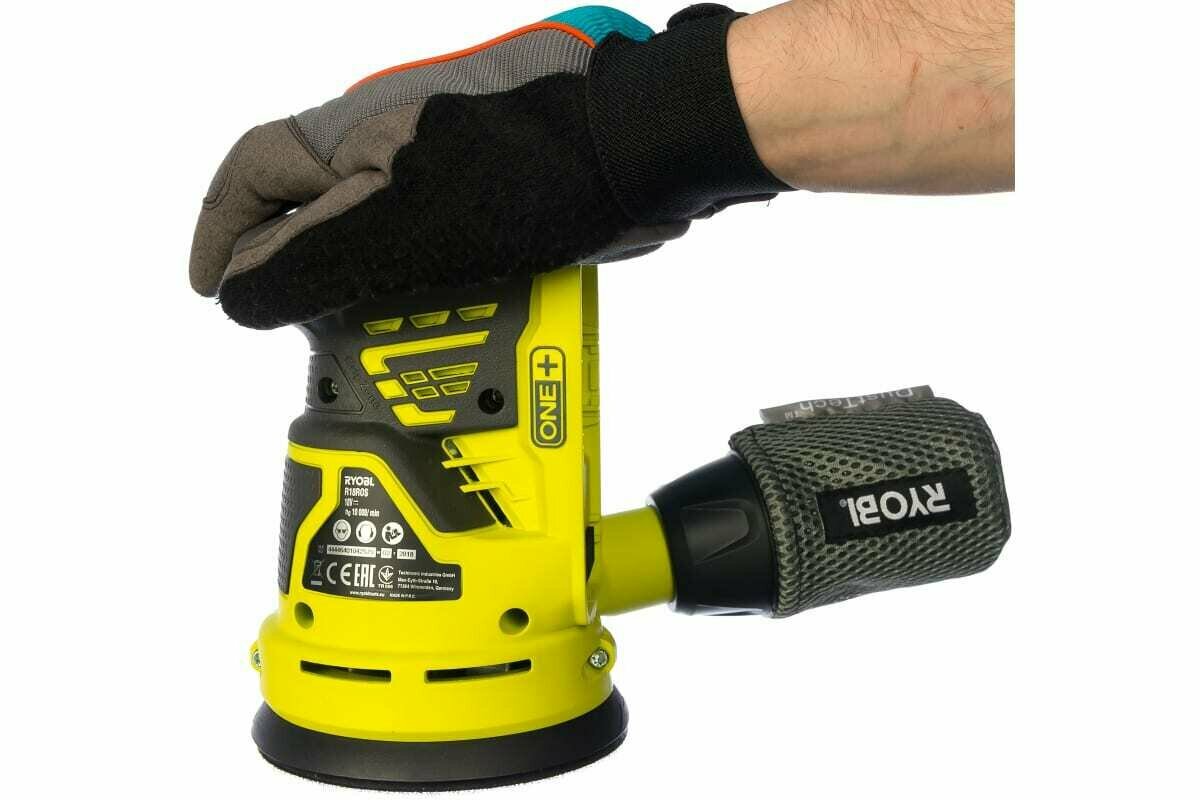 Эксцентриковая шлифмашина ryobi one+ r18ros-0 5133002471