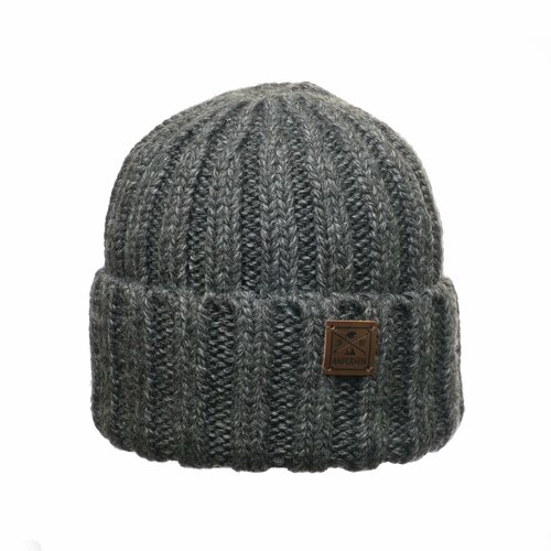 фото Шапка бини андерсен, размер 52-54, серый
