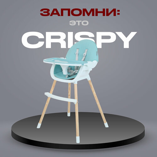 Стульчик для кормления MOWbaby Crispy RH150, Blue