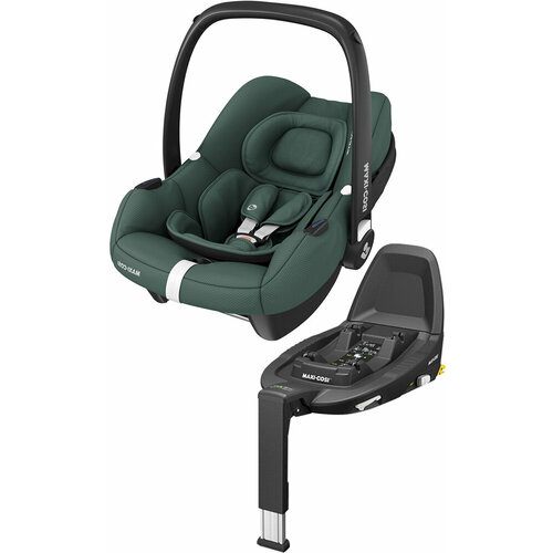 Maxi-Cosi CabrioFix i-size с базой isofix FamilyFix 3 (Essential Green)