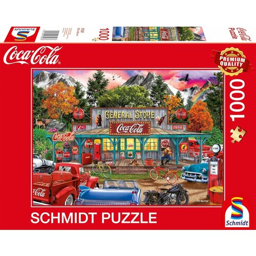 Пазл для взрослых Schmidt 1000 деталей: Магазин Coca Cola (Coca Cola)