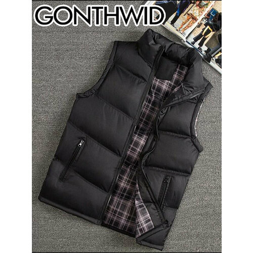 фото Жилет gonthwid, размер 54, черный