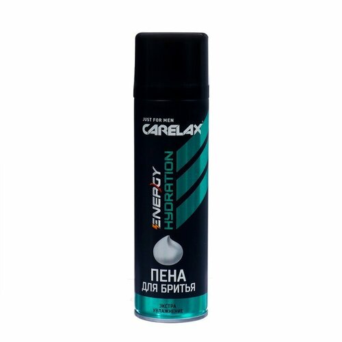 Carelax Пена для бритья Carelax Energy Hydration, 200 мл пена для бритья homme sensi shave anti irritation shaving foam 200мл